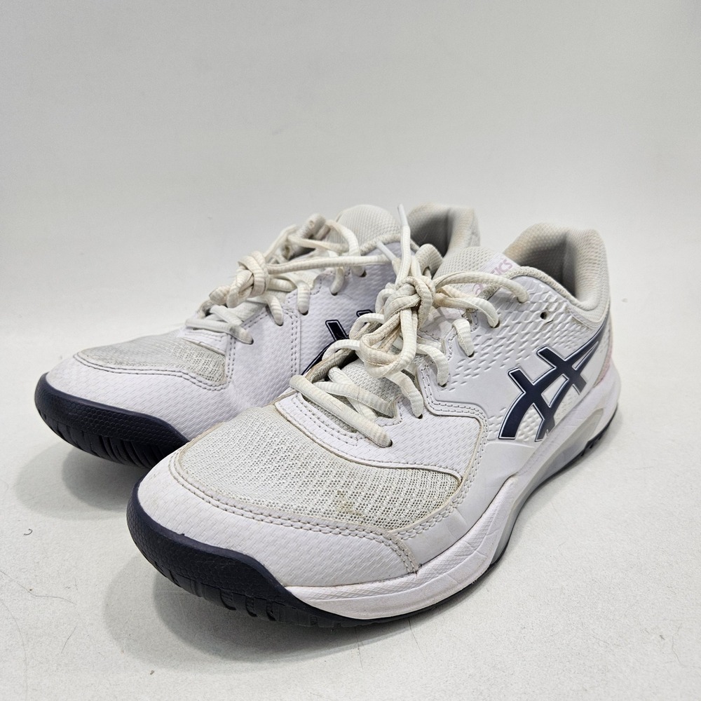 ASICS Gel-Dedicate 8 Tennis Shoes Women Size 9 White Midnight Pink 1042A237